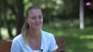 Kristina Mladenovic  2017 Aegon Classic PreTournament Interview [upl. by Halimeda]