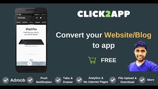 How to Convert a Website into App in 5 mins  ADMOB  Notification  Analytics [upl. by Benedict]