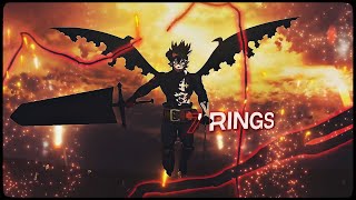 「7 Rings 😈🖤」Black Clover「AMVEDIT」4K [upl. by Alyal]