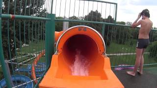 Very Fast Water Slide at Palatinus Aquapark [upl. by Litha]