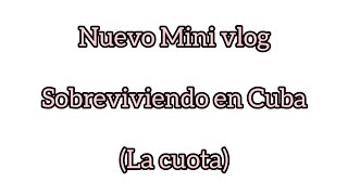 Superviviente en Cuba😅con esto debo sobrevivir todo el mes supuestamente🤐🤭cubacuotasminivlogs [upl. by Lewan]