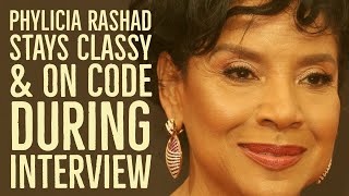 Phylicia Rashad Stays Classy amp On Code About Bill Cosby During Interview [upl. by Branca]