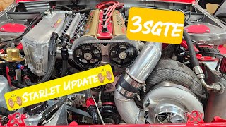 3SGTE Drag Starlet update 3sgte mr2 dragrace [upl. by Schertz]