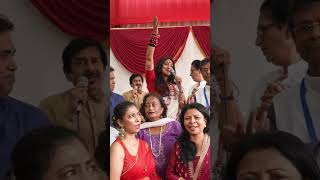 Rituparna Sengupta singing 2024Durga Pujamumbai [upl. by Ylyl]