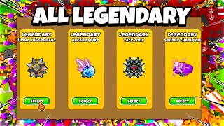 10 Upgrade Monkeys vs 1 ONLY legendary Monkey BTD 6 Upgrade Mod [upl. by Leahicm]