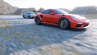 Porsche 911 GT2 RSPorsche 911 GT3 RS Drag Race  Forza Horizon 5  Logitech G29 gameplay [upl. by Elyl]