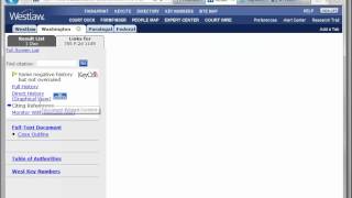 overview of westlaw features test your research skills [upl. by Conny426]