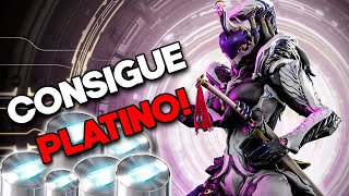 De ESTA FORMA puedes CONSEGUIR PLATINO WARFRAME 2023 tennocreate [upl. by Bohs]