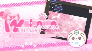 Welcome message w Mimu Bot  Discord Tutorial [upl. by Ahtreb]