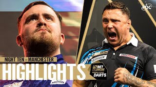 NINEDART MADNESS IN MANCHESTER Night Ten Highlights  2024 BetMGM Premier League [upl. by Elicec]