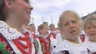 Jan Paweł II Zakopane Wielka Krokiew 6 06 1997 spiew górali na zakończenie Mszy św [upl. by Kara-Lynn]