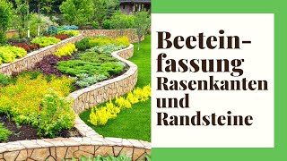 Beeteinfassung Rasenkanten amp Randsteine – Drei einfache Ideen [upl. by Quincy]