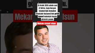 Engin Nurşani İstanbuldaki Hastane de gırtlak kanseri nedeniyle hayata gözlerini yumdu [upl. by Hogle]