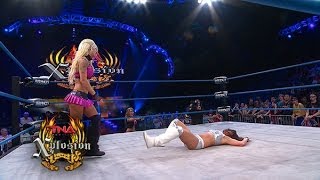 Xplosion Match Brittany vs Angelina Love for the Knockouts Title [upl. by Amada]