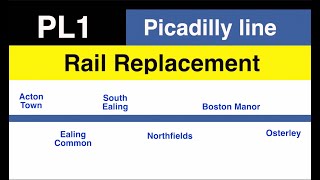 Acton town to Oysterley [upl. by Valentia]