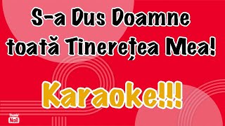 Sa dus Doamne toată tinerețea mea Karaoke [upl. by Anhoj]