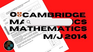 O Level Add Math May June 2014 Paper 21 403721 [upl. by Odin]