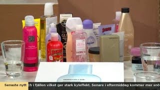 Hur giftiga är skönhetsprodukterna  Nyhetsmorgon TV4 [upl. by Millda]