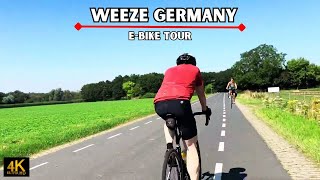 Ebike Tour Weeze Airport to Weeze village Germany  4K HDR  Weeze 🇩🇪 2024 [upl. by Adhamh273]