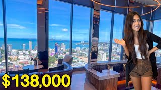 138000 47M THB Pattaya BrandNew Condo with Beautiful Sky Lounge amp Swimming Pool [upl. by Gredel146]