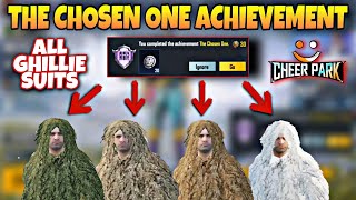 The Chosen One Achievement  Get All Ghillie Suits  Cheer Park  Pubg Mobile  Bgmi [upl. by Aridaj]