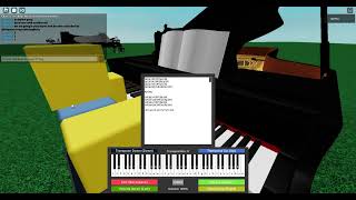 Hopes and Dreams on roblox piano [upl. by Rona]