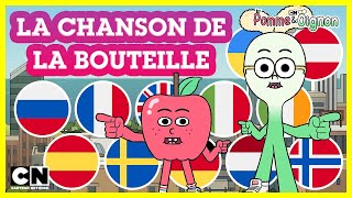 Pomme et Oignon en français 🇫🇷 La Chanson de la Bouteille  Multilingue [upl. by Aleit]