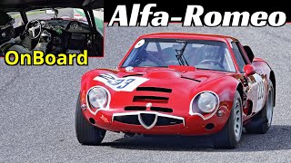 Alfa Romeo Giulia TZ2 Recreation by Furiani Racing  Onboard Sound amp Actions at 2024 Mugello Cassic [upl. by Conn971]