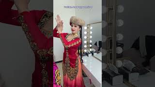 Danceramangul sidik dance folksong uyghurmusic duet love folkdancemusic cover music [upl. by Ykcin]