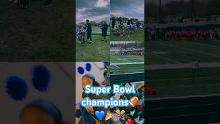 We won the Super Bowl Championships💙🏈🎉🎊 minivlog footballseason Super Bowl [upl. by Enelaj54]