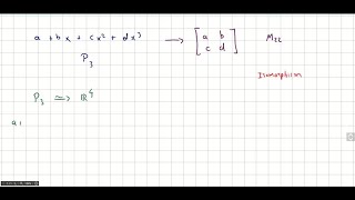 State whether the transformation is an isomorphism No proof required ab xc x2d x3 … [upl. by Atekihc]