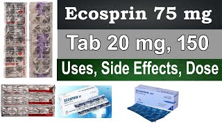 Ecosprin 75 mg  During pregnancy  Ecosprin 75 mg tablet uses in Hindi Side effectsDose Aspirin [upl. by Ssecnirp382]