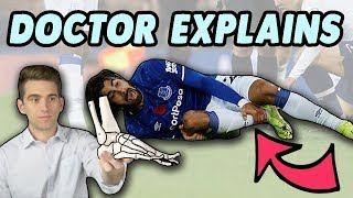 Doctor Explains Andre Gomes Terrible INJURY and BROKEN ANKLE [upl. by Chong]