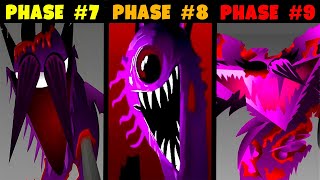 Phase 7 VS Phase 8 VS Phase 9 in Incredibox Sprunki versions  NEW MOD [upl. by Atkins669]