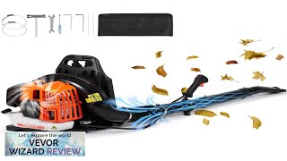 VEVOR Backpack Leaf Blower 52CC 2Cycle Leaf Blower with 137L Fuel Tank Review [upl. by Yttig974]