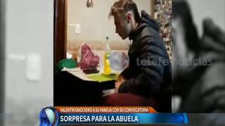 La emoción de la abuela cuando su nieto le cuenta que jugará en la Selección  Telefe Noticias [upl. by Dorris]