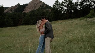 Estes Park Colorado Engagement shoot with their PUPPY [upl. by Cheffetz]