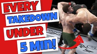 How To Do EVERY Clinch Takedown in UFC 4 in UNDER 5 Minutes UFC 4 Clinch Tips [upl. by Rurik250]