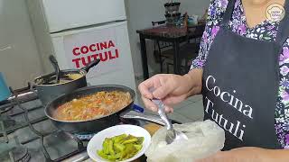 Sabroso bistek con papa y tomates  con frijoles guisados 😋🌶🍅🥔🥩🧅 Cocina Tutuli [upl. by Erret216]