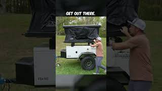 This Hard Top Rooftop Tent from Young Hunter is AMAZING rooftoptent tentreview campinggear [upl. by Sivar]