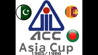 2nd Asia Cup 1986 Highlights  Pakistan Srilanka and Bangladesh [upl. by Artcele513]