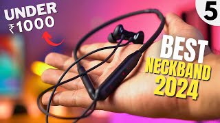 Indias BEST Selling Neckband🔥Bluetooth Earphones Under 1000🔥Best Neckband Under 1000 in 2024 [upl. by Buonomo]