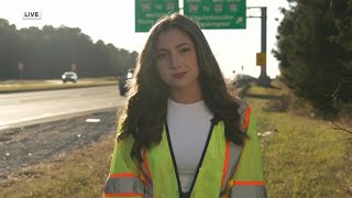 Henrico Police Officer injured working funeral procession on I295 [upl. by Nairred]