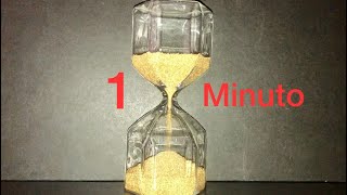 Reloj de arena cronómetro temporizador 1 minuto con alarma 1 minute sand timer with alarm [upl. by Eartha]