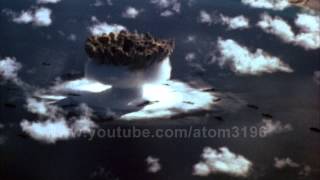 HD Amaing underwater atomic explosion 1946 operation crossroads nuclear testing 核実験 [upl. by Otte]