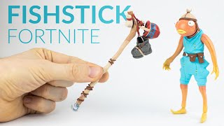 FISHSTICK amp Bootstraps with polymer clay Fortnite Battle Royale [upl. by Goodson]