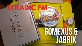 Shimano Stradic FM C3000XG  knob gomexus amp PE relix jabrik [upl. by Elleivap]