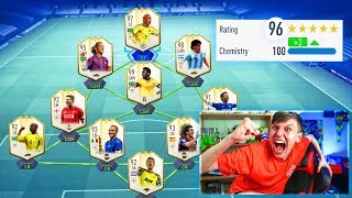 196 RATED FULL PRIME ICON FUT DRAFT FIFA 19 [upl. by Yleme]