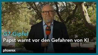 Schaltgespräch mit ZDFKorrespondent Ulf Röller zum G7Gipfel [upl. by Alyahc]