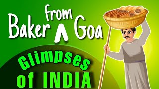 A baker from GOA🔥 Class 10 English Animated glimpses of india [upl. by Zipporah]